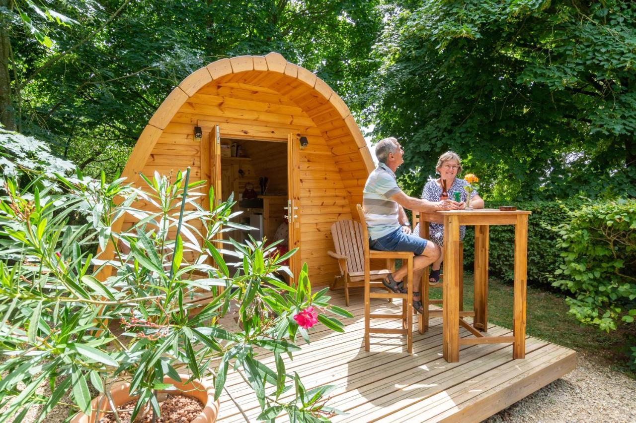 Cabane En Bois Avec Bain Nordique Asnieres-sur-Vegre Εξωτερικό φωτογραφία