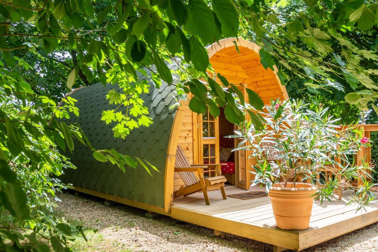 Cabane En Bois Avec Bain Nordique Asnieres-sur-Vegre Εξωτερικό φωτογραφία